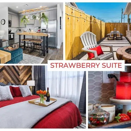 Strawberry Suite - Fire Pit Bbq Grill & More